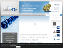 Tablet Screenshot of indumar.fr